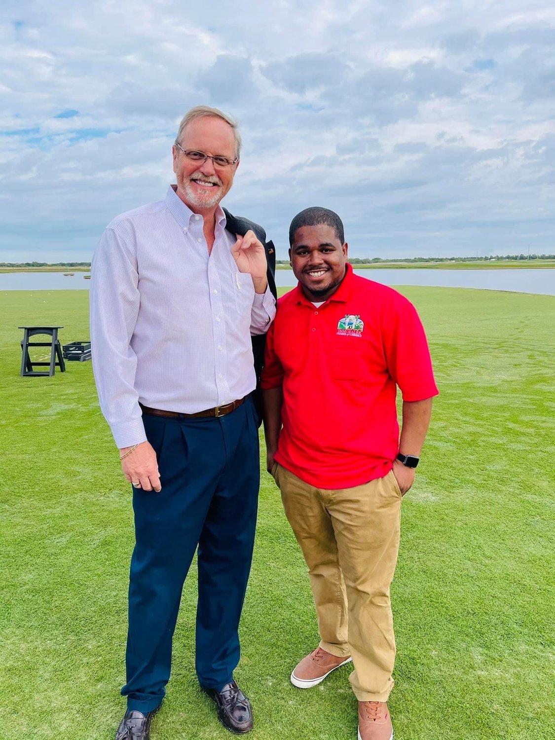 Collier County Commissioner William L. McDaniel, Jr. and Jonas Mervilus work together to promote equity and diversity in Immokalee.